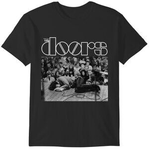 The Doors Jim Morrison Rock Legend Stage Graphic Music Fan Concert T-Shirt 05